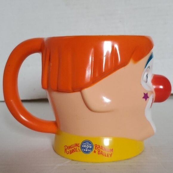 2 Clown Ringling Bros and Barnum & Bailey The Greatest Show on Earth Cups Mugs - Picture 3 of 16